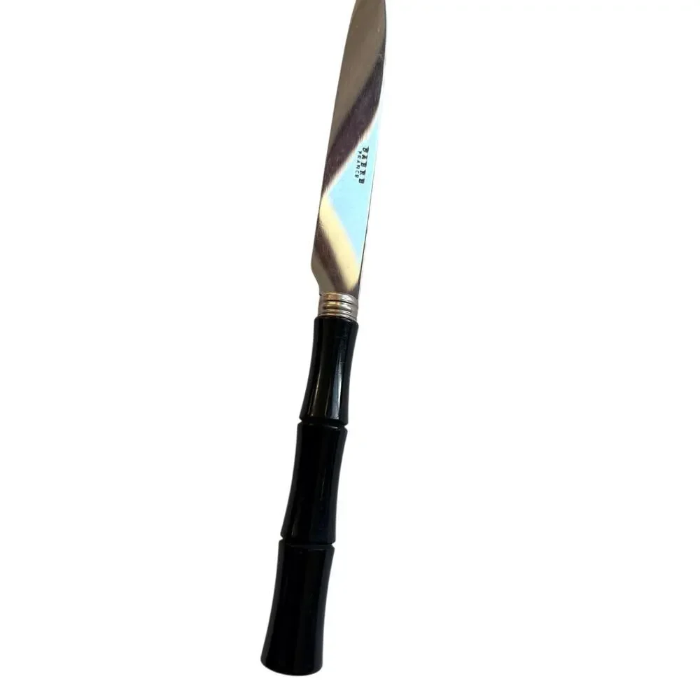 NEW Sabre Paris Bamboo Dinner Knife – Black Handle